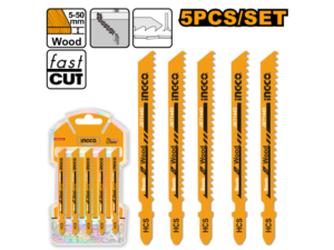 Set X5 Hojas P/Madera Caladora 74Mm