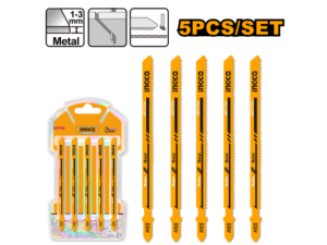 Set De 5Pcs Hojas Sierra Caladora Para Metal 130Mm - Corte Basico