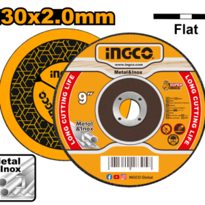 Disco Corte Metal 9" 230Mm 22.2Mm Centro Plano
