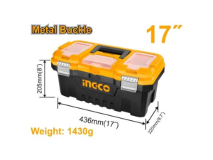 Caja De Herramientas Plastica 17"       Broche Metal