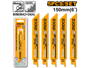 Set X 5 Sierras Para Sierra Sable 6" 150Mm