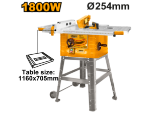 Sierra De Mesa 1800W 254Mm 10" Mesa 1160X705Mm Ingco Ts180028