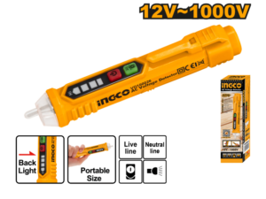 Detector De Voltaje Ac 12V-1000V Ingco Vd100026