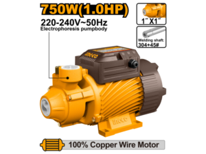 Bomba Periférica 1Hp 750W 50L/Min 52M Ingco Vpm75068