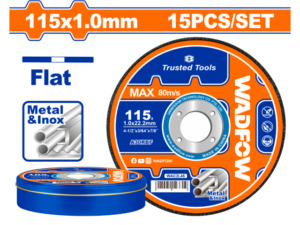 LATA X 15 DISCOS DE CORTE METAL 115MM 4 1/2" X 1.0MM