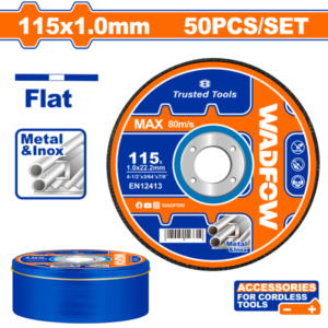 LATA X 50 DISCOS CORTE METAL 4 1/2 X 1.0 MM