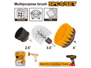 Set X 3 Cepillos P Taladro