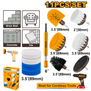 Set X 11 Cepillos P Taladro Multi Uso