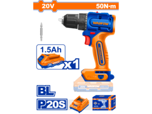 ATORNILLADOR 20V A BATERIA P20S 50NM BRUSHLESS CON 1 BAT Y CARG