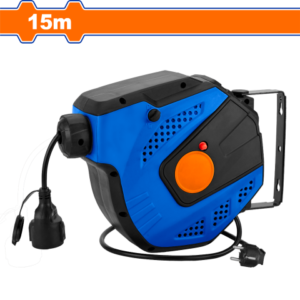 ALARGUE ENROLLADOR RETRACTIL 15MT 220/240V 1000-3000W WADFOW WEZ2515
