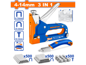 ENGRAMPADORA MANUAL 3 EN 1 SET C GRAMPAS Y CLAVOS WADFOW WGU4B06