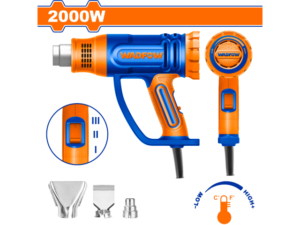 PISTOLA DE CALOR 2000W TEMP AJUSTABLE