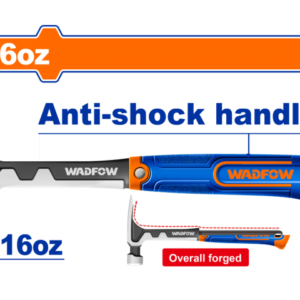MARTILLO UÑA 450G ACERO FORJADO MANGO ANTISHOCK