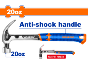 MARTILLO UÑA 560G ACERO FORJADO MANGO ANTISHOCK