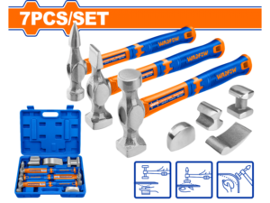 JUEGO 7PCS MARTILLOS CHAPISTA