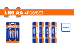 PILAS ALCALINAS X4 AA 1.5V 2900 MAH WADFOW WJX2K05