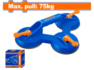 VENTOSA TRIPLE PARA VIDRIO 75KG