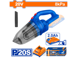 ASPIRADORA A BATERÍA 20V P20S 0.45L C/BATERIA, CARGADOR Y ACCESORIOS