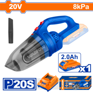 ASPIRADORA A BATERÍA 20V P20S 0.45L C/BATERIA, CARGADOR Y ACCESORIOS