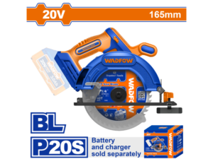 SIERRA CIRCULAR A BATERIA 20V 165MM P20S BRUSHLESS WADFOW SIN BAT SIN CARG