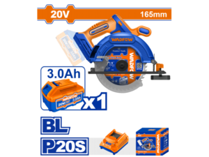 SIERRA CIRCULAR A BATERIA 20V 165MM C BAT Y CARG BRUSHLESS