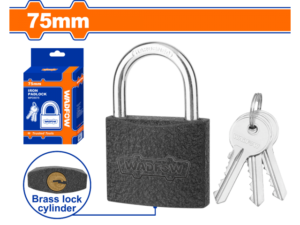 CANDADO HIERRO 75MM 633G 3 LLAVES