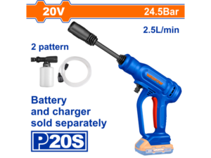 HIDROLAVADORA A BATERIA 24,5BAR 2,5LT/MIN 20V P20S S/BAT