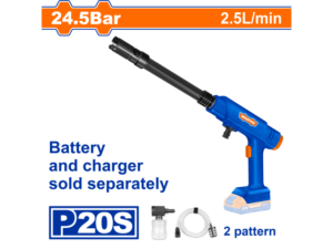 HIDROLAVADORA DOMESTICA 2.5LT /MIN 24.5 BAR 20V P20S