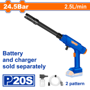 HIDROLAVADORA DOMESTICA 2.5LT /MIN 24.5 BAR 20V P20S