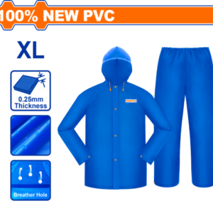EQUIPO DE LLUVIA CAMPERA Y PANTALON TALLE L PVC
