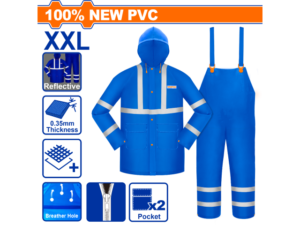 EQUIPO DE LLUVIA CON REFLECTIVO TALLE XXL