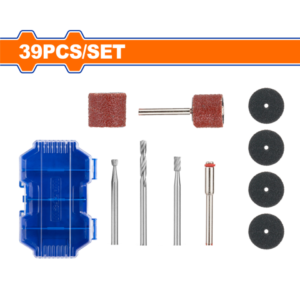 SET X 39 PCS ACCESORIO MINI TORNO 1/8