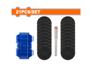 SET X 21 PCS ACCESORIO MINI TORNO 1/8