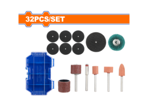 SET X 32 PCS ACCESORIO MINI TORNO 1/8