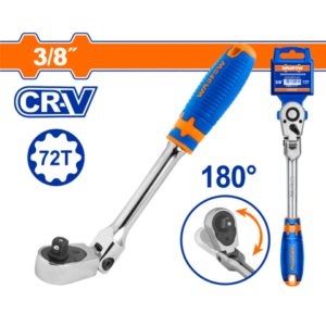 CRIQUE 3/8" CABEZA FLEXIBLE 180° CR-V WADFOW WRW4238