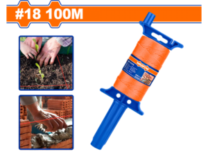 ENROLLADOR Tanza / Hilo Naranja Para Albañil 1,55 Mm X 100 Metros WADFOW WRZ3318