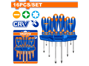 SET X 16 DESTORNILLADORES PALETA/PHILLIPS