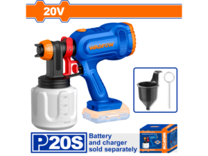 PISTOLA DE PINTAR A BATERIA 20V P20S 650ML/MIN SIN BAT SIN CARG