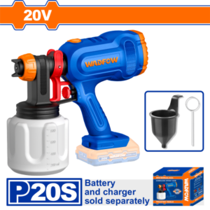 PISTOLA DE PINTAR A BATERIA 20V P20S 650ML/MIN SIN BAT SIN CARG