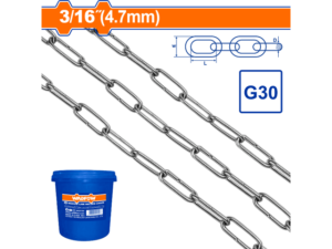 CADENA PATENTE G30 ESLABON SOLDADO 4.7MM 3/16" X 50MT WADFOW WTLT1B05