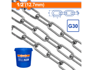 CADENA PATENTE G30 ESLABON SOLDADO 12,7MM 1/2" X 8MT WADFOW WTLT1B12