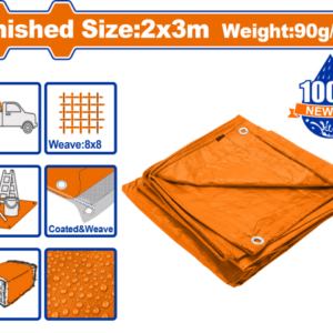 LONA NARANJA 2X3MT 90G/M2 IMPERMEABLE WADFOW WTQ0923