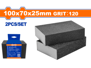 SET X 2 ESPONJA LIJADO ABRASIVA GRANO 120