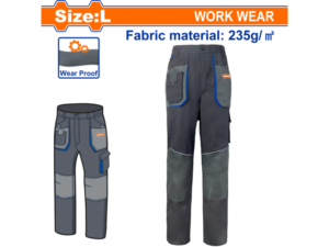 PANTALÓN DE TRABAJO TALLE L WADFOW WUN3804.L