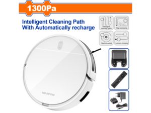 ASPIRADORA ROBOT 1300PA INTELIGENTE C CONTROL BASE DE CARGA AUTOMATICA PATRON DE LIMPIEZA