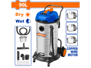 ASPIRADORA 90LT 3600W 3 MOTORES X 1200W