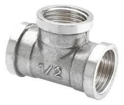 TEE BRONCE CROMADO 1/2"