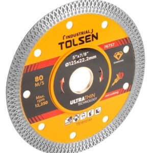 DISCO CORTE EXTRA FINO PORCELANATO 4.5" TOLSEN