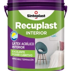 RECUPLAST INTERIOR MATE BLANCO 20 LTS.