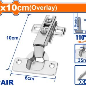 BISAGRA AUTORRETEN 6X10 OBERLAY